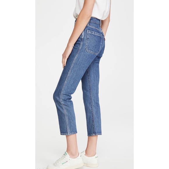 Levi's Premium Wedgie Straight High Rise Jeans - Picture 13 of 16